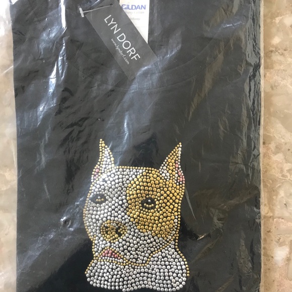 ⭐️Host Pick⭐️ NEW Pitbull Studded Black T-Shirt - Picture 2 of 4
